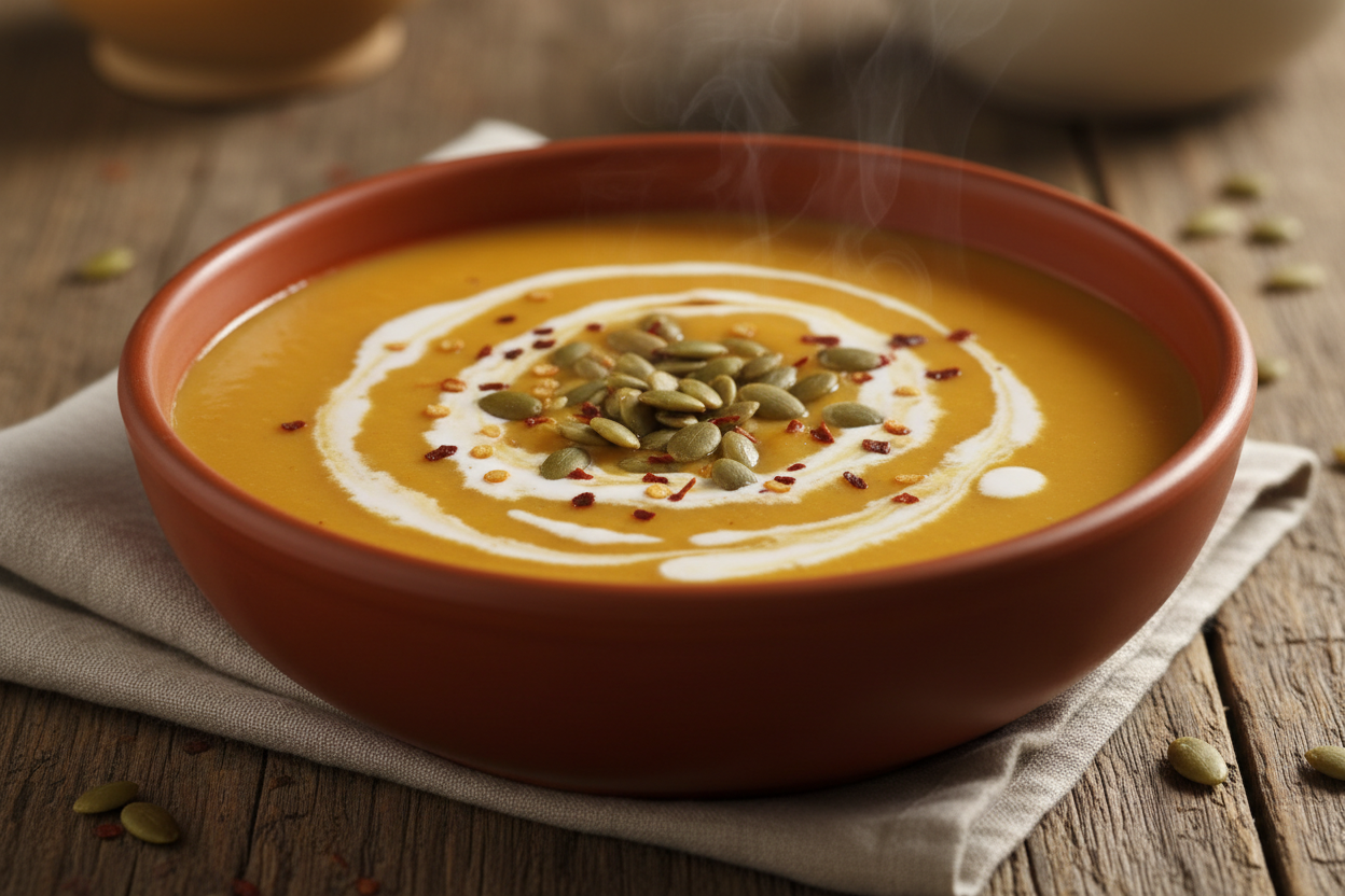 Butternut Squash and Ginger Soup