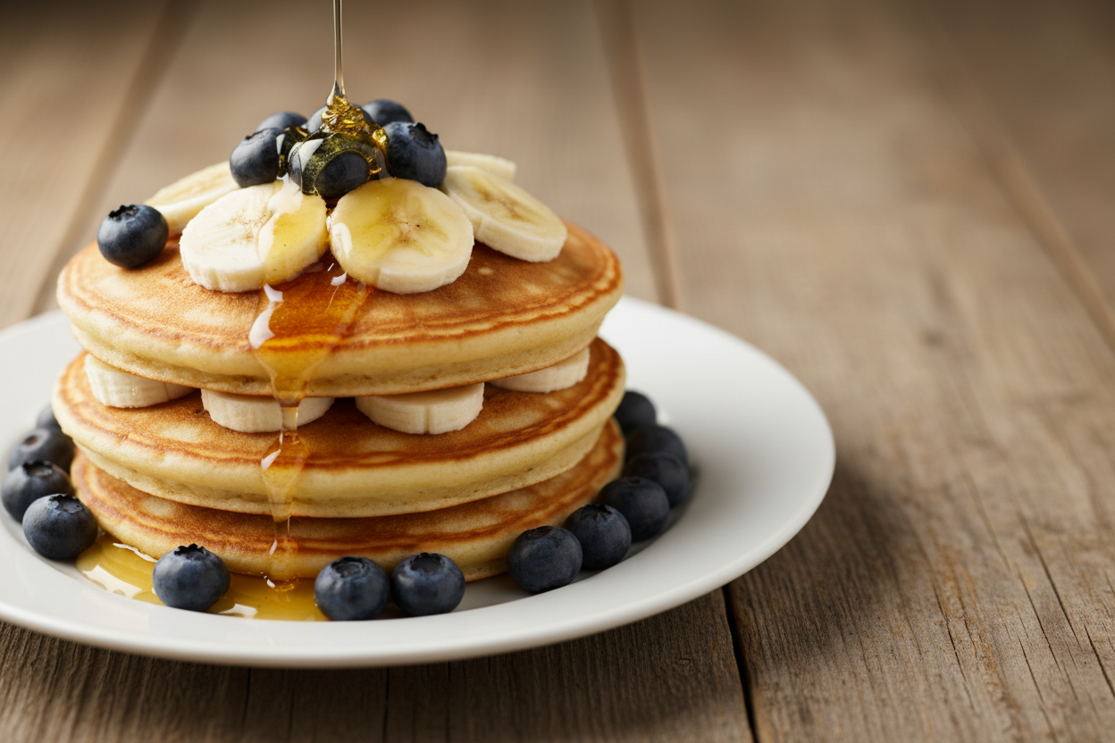 Banana Oat Pancakes