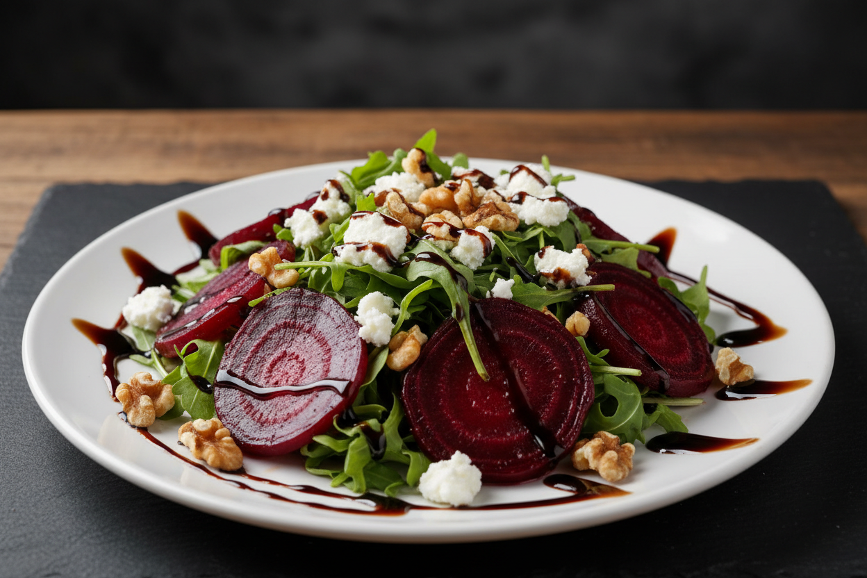 Roasted Beet and Walnut Salad