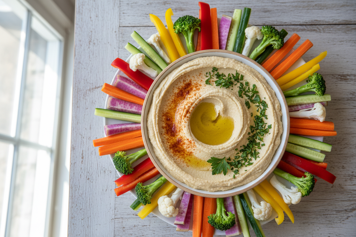 Roasted Garlic Hummus