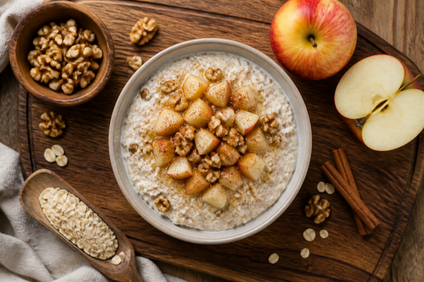 Apple and Walnut Overnight Oats