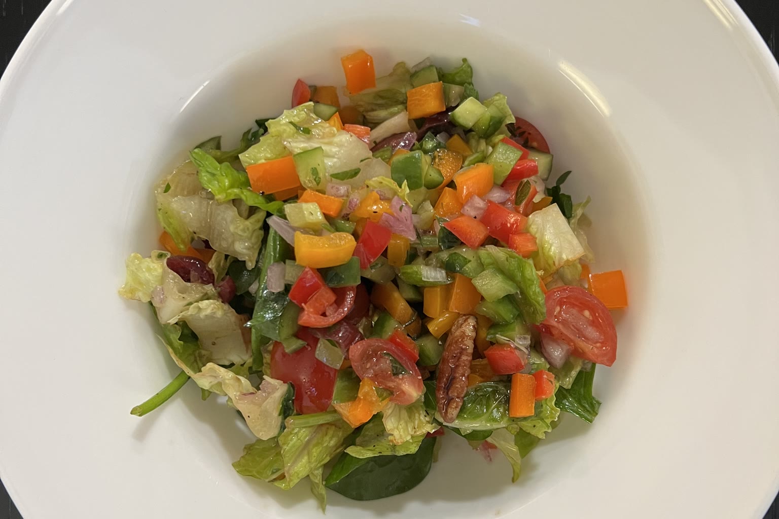 Water glass and vegetable bowl