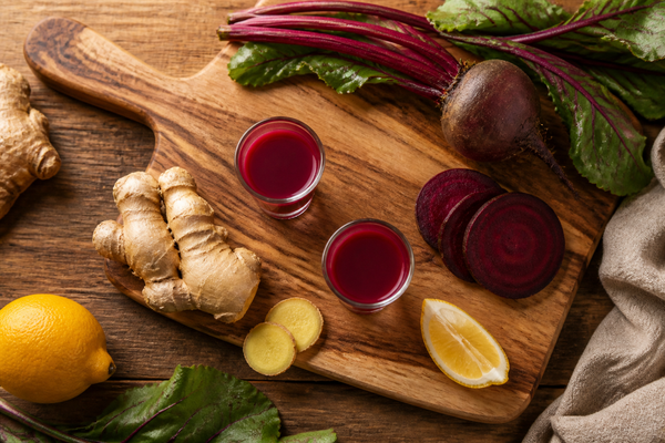 Beet and Ginger Digestive Shot