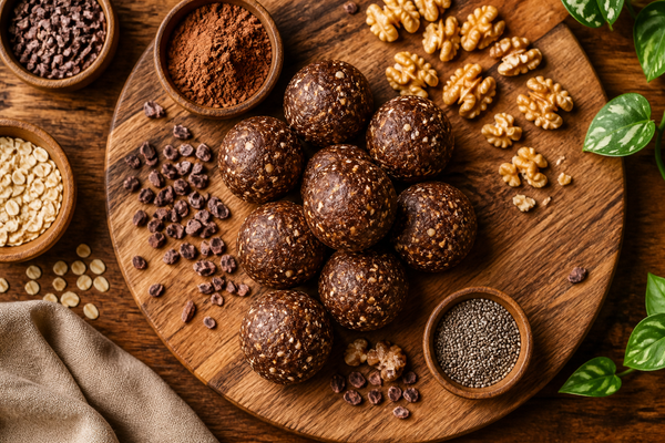 Cacao Walnut Energy Bites