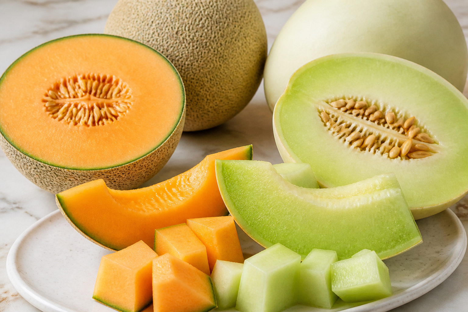 Close-up of Cantaloupe