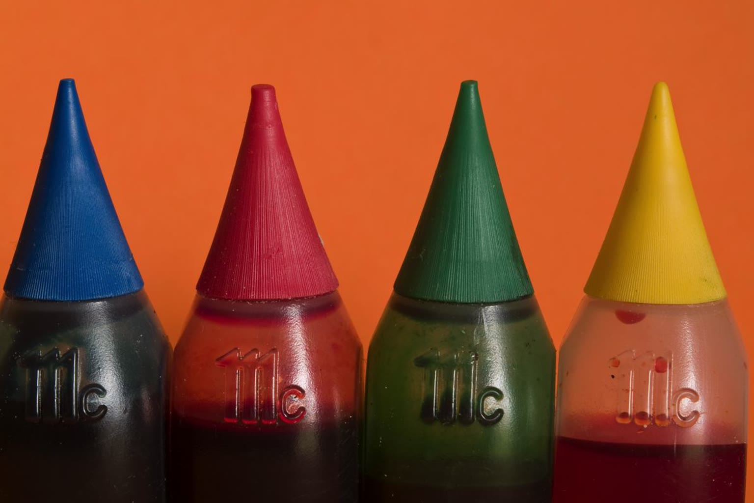 Colorful candies and food coloring