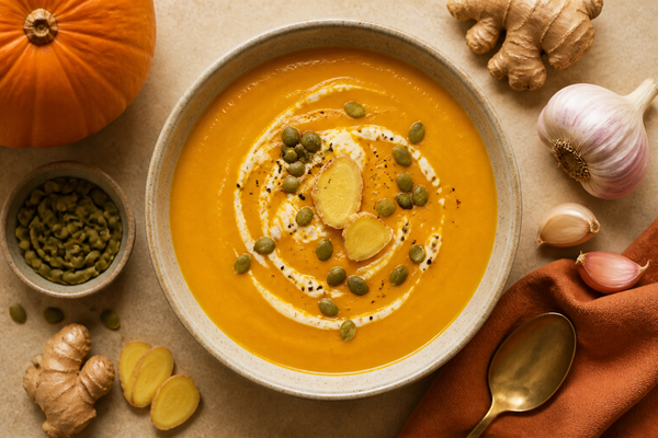 Gentle Ginger Pumpkin Soup