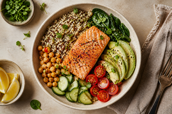 Heart-Healthy Salmon and Quinoa Power Bowl