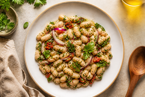 Marinated White Bean and Herb Salad