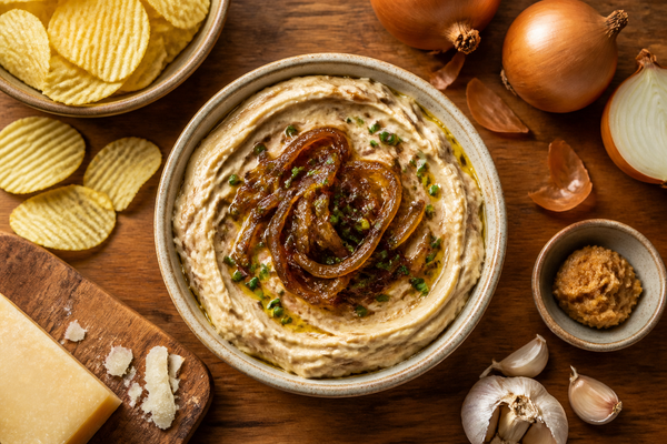 Miso Caramelized Onion Dip