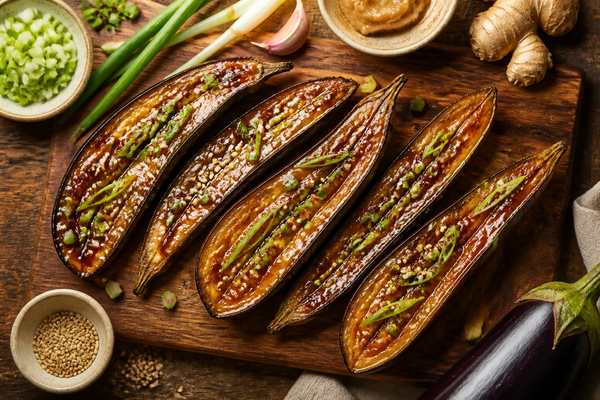 Miso-Glazed Eggplant