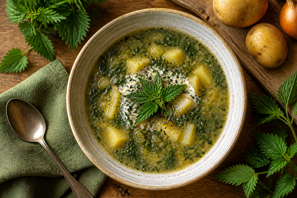 Nettle and Potato Soup