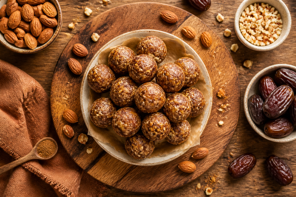 No-Bake Almond Date Energy Balls