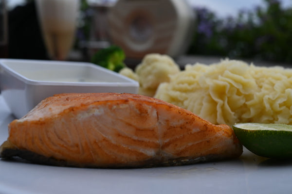 Pan-Seared Salmon with Herb Salt Crust