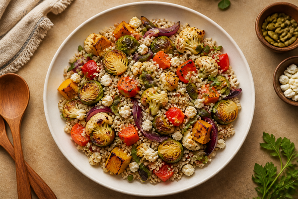 Quinoa Roasted Vegetable Salad