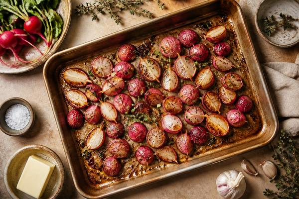 Roasted Radishes with Brown Butter
