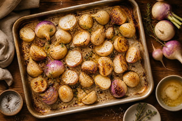 Roasted Turnips with Brown Butter