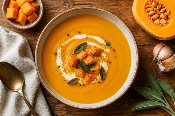 Simple Butternut Squash Soup
