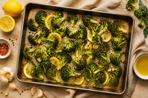Simple Roasted Broccoli with Lemon