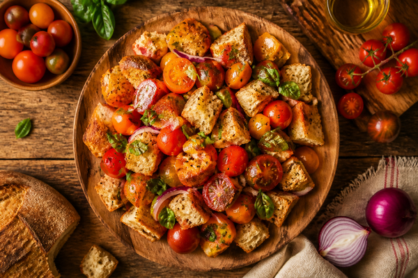 Sourdough Panzanella with Tomatoes