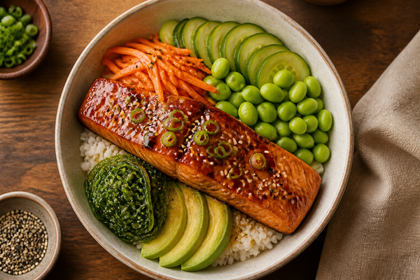 Teriyaki Salmon Bowl