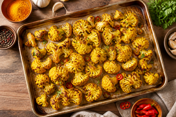 Turmeric Roasted Cauliflower
