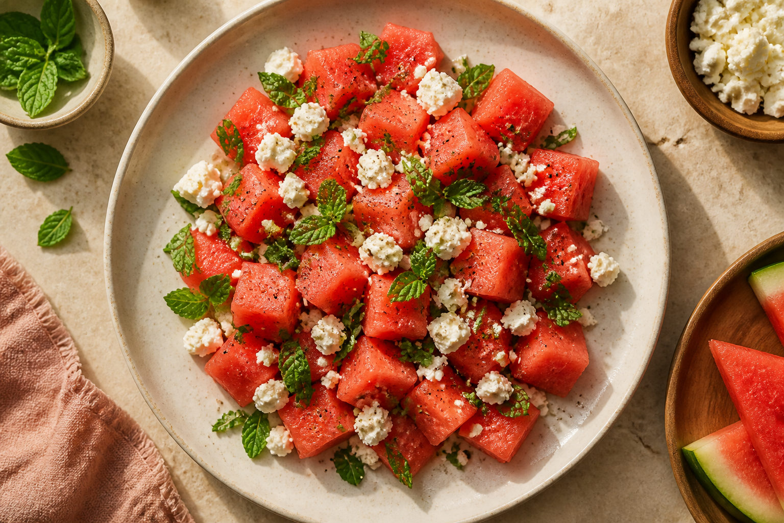 Overhead shot of Watermelon