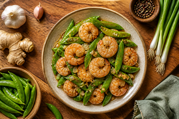 Whole30 Shrimp and Snap Pea Stir-Fry