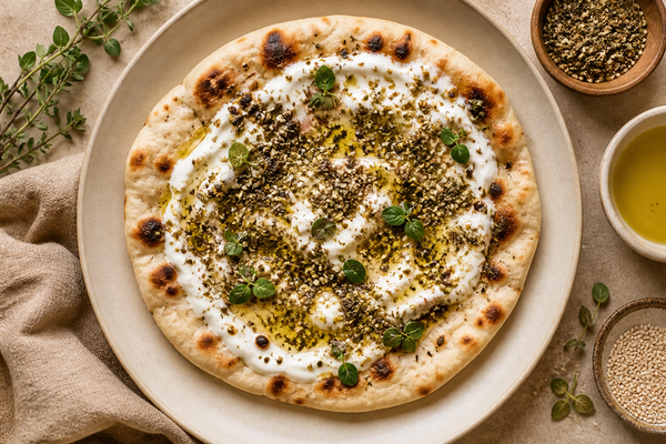 Yogurt Flatbread with Za'atar